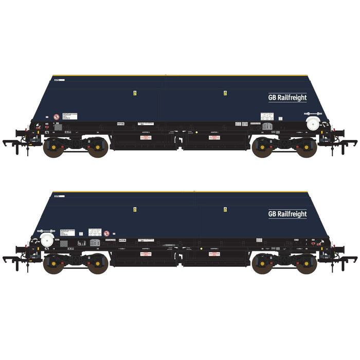 Cutdown HYA -  Blue/Black with GB Railfreight branding  (Pack 1)