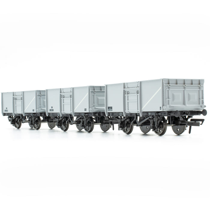 BR 16T Mineral - 1/109 - BR Freight Grey (Original text on black panels) - Pack F